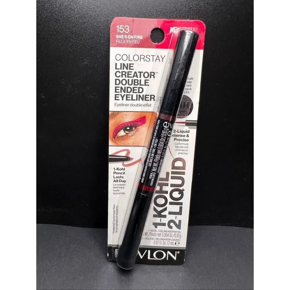 Revlon ColorStay Line Creator Double Ended Eyeliner 153 She's On Fire